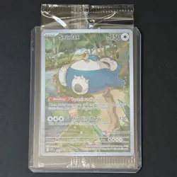 Snorlax 051 Pokemon Center Stamp Exclusive 151 ETB Black Star Promo Card Stamped - Image 1