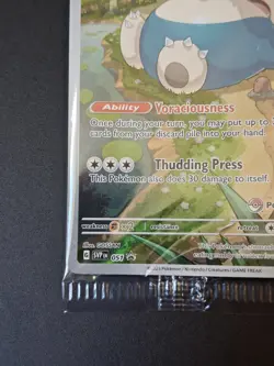 Snorlax 051 Pokemon Center Stamp Exclusive 151 ETB Black Star Promo Card Stamped - Image 5