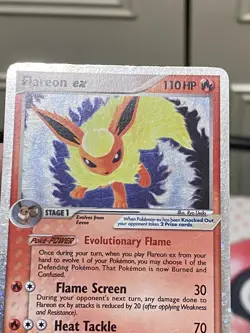 Flareon ex 108/113 Delta Species Ultra Rare Holo Pokemon Card - Image 3