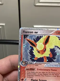 Flareon ex 108/113 Delta Species Ultra Rare Holo Pokemon Card - Image 5