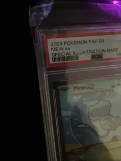 PSA 9 Mint 2024 Pokemon PAF EN Mew EX Special Illustration Rare 232/091 - Image 4