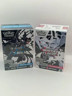 Pokemon TCG Black Bolt and White Flare Booster Bundle PAIR ? - Image 1