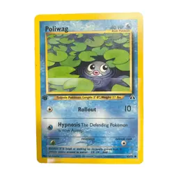 Poliwag 62/75 1st Edition Neo Discovery Set Common 2001 English Pokemon WoTC - Image 1
