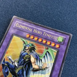 Yugioh Elemental Hero Tempest EEN-EN034 1st Edition Ultra Rare - Image 4