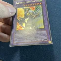 Yugioh Elemental Hero Tempest EEN-EN034 1st Edition Ultra Rare - Image 5