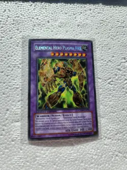 Yugioh Elemental Hero Plasma Vice CT04-EN006 Secret Rare Limited Edition LP - Image 1