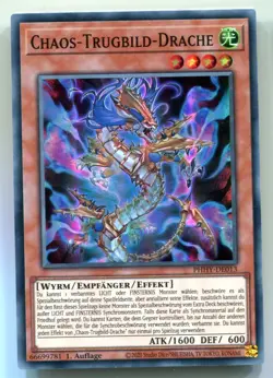 Yu-GI-OH Chaos TRugbild Drache Super Rare PHHY-DE013 - Image 1
