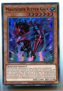 Yu-Gi-Oh! MAgischer Ritter Gaia Super Rare ROTD-DE001 - Image 1