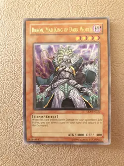 YUGIOH BRRON, MAD KING OF DARK WORLD ULTIMATE RARE EEN-EN022 NM - Image 1