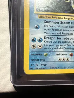 Pokemon Card - Giovanni's Gyarados 5/132 Gym Challenge Holo Rare - Image 3