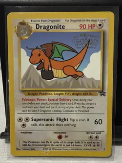 Pokemon TCG Dragonite #5 Black Star Promo WB the First Movie Stamped Card MP - Image 1