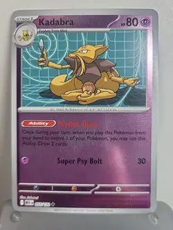 Kadabra Reverse Holo Mega Evolution #055/132 Pokemon Card - Image 1