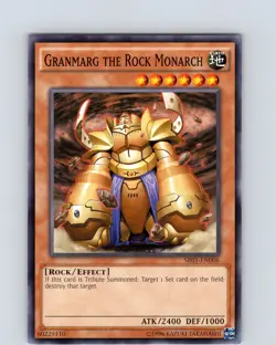 Yu-Gi-Oh TCG Granmarg The Rock Monarch SR01-EN006 Unlimited Common Card NM - Image 1