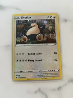 Snorlax 140/202 Rare Holo Card(Pokemon TCG Sword & Shield) - Image 2