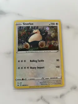 Snorlax 140/202 Rare Holo Card(Pokemon TCG Sword & Shield) - Image 3