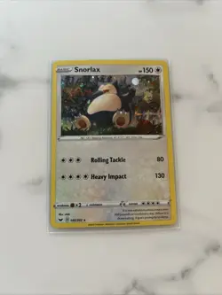 Snorlax 140/202 Rare Holo Card(Pokemon TCG Sword & Shield) - Image 4