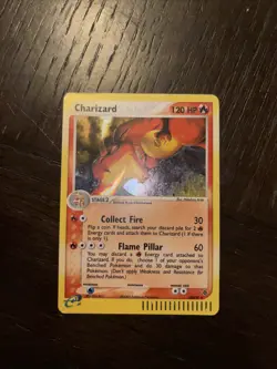 Pokemon Charizard 120 HP Trading Card - Collect Fire, Flame Pillar 100/97 - Image 1