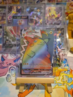 Pokemon Pikachu TCG VMAX Vivid Voltage Holo Card 188/185 Near Mint - Image 1