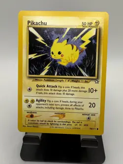 Mint Pokemon Pikachu 70/111 Neo Genesis Common Pokemon Card Unlimited Vintage - Image 1
