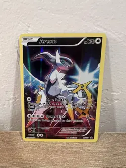 Pokemon TCG Arceus XY116 Black Star Promo Full Art Holo Card 2016 Rare - Image 1