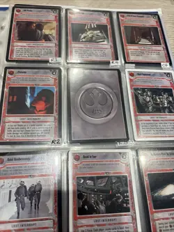 Over 200 Star Wars Cards NM-MINT Job Lot - Image 1