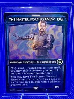 The Master, Formed Anew (Showcase) - Universes Beyond: Doctor Who MTG Card - Image 1
