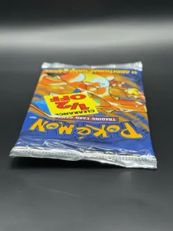 BASE SET (Charizard Art) SEALED Booster Pack BLACK TRIANGLE ERROR Pokemon Cards - Image 5