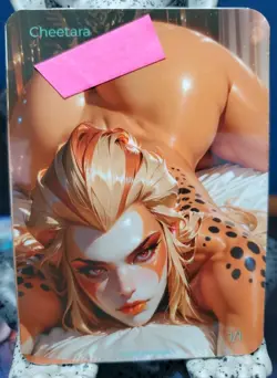 1/1 Only 1 Made Cheetara Booty Retro ThunderCats NSFW Lonestar Customs Card - Image 1