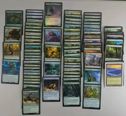 Magic 100 Commander Deck Fynn Mono Green Infect Poison MTG Ready To Play - Image 1