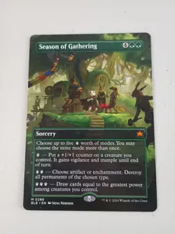 MTG Season of Gathering - Borderless - Bloomburrow Magic The Gathering NM - Image 1