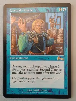 Mtg Second Chance Urza's Legacy Rare Magic The Gathering Nm #02 - Image 1
