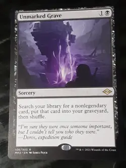 Unmarked Grave , Modern Horizons 2 , NM , MTG, FREE SHIPPING - Image 1