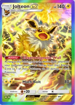 Jolteon Special Art Rare, Pokemon TCG Pocket, English language, Mega-Rising - Image 1