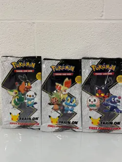 Pokemon TCG First Partner Pack (Lot Of 3) - Sinnoh/Kalos/Alola 🔥NEW/SEALED🔥 820650809620 - Image 1