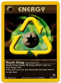 Pokemon - Neo Genesis Recycle Energy 105/111 NM - Image 1