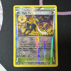 All-Night Party 96/122 Reverse Holo XY Breakpoint Umbreon LP Pokemon TCG - Image 2
