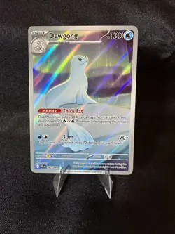 Dewgong 097/094 Illustration Rare Pokemon TCG Phantasmal Flames Pack Fresh NM+/M - Image 1