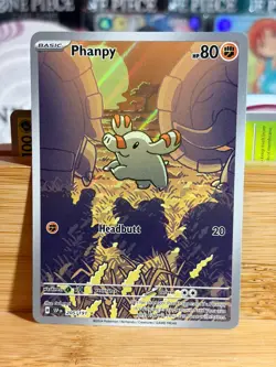 PHANPY 205/191 Surging Sparks Holo Ultra Rare Full Art Pokemon TCG Near Mint - Image 1