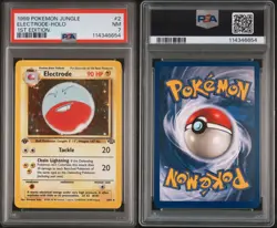 Electrode-Holo 1999 Pokemon Jungle #2 1st Edition PSA 7 - Image 2