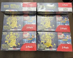 Pokemon TCG Surging Sparks ETB + Booster Bundle Costco 2-pack Sealed New Lot x2 - Image 2