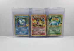 Pokemon Celebration 25th Anniversary BIG 3 Holo Set Charizard Blastoise Venusaur - Image 1