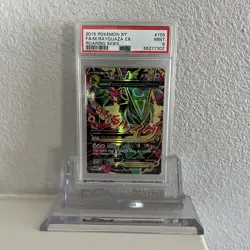 2015 Pokemon XY Roaring Skies MEGA M RAYQUAZA EX (Full Art) #105 PSA 9 - Image 1