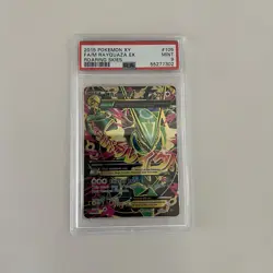 2015 Pokemon XY Roaring Skies MEGA M RAYQUAZA EX (Full Art) #105 PSA 9 - Image 3
