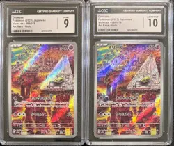 SEQUENTIAL CGC 9 10 DROWZEE 086 VIOLET EX JAPANESE SCARLET & VIOLET POKEMON - Image 1