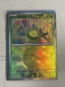 Budew (Poke Ball Pattern) 004/131 SV: Prismatic Evolutions Holo Pokemon TCG - Image 1
