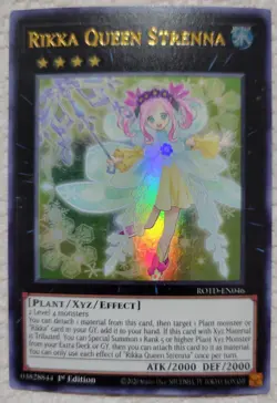 Yugioh Rikka Queen Strenna ROTD-EN046 Ultra Rare 1st Edition NM - Image 1