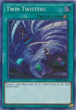 Yugioh! MP Twin Twisters - SHVA-EN059 - Secret Rare - 1st Edition Moderately Pla - Image 1