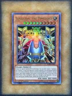 Yugioh Sandaion, the Timelord BLRR-EN025 Ultra Rare 1st Ed LP - Image 1