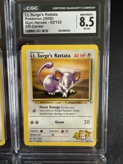 Pokemon Graded Card Collection - Lot of 8 Slabs CGC MINT 9 OC Off Center Errors - Image 3