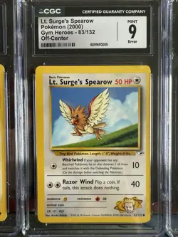 Pokemon Graded Card Collection - Lot of 8 Slabs CGC MINT 9 OC Off Center Errors - Image 4